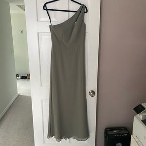 Hayley Paige chiffon bridesmaid dress